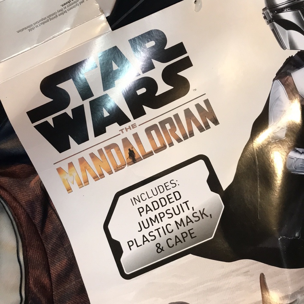 Star Wars The Mandalorian Kids Deluxe Costume Size Large 10/12 | NWT/NWOT - Picture 4 of 7